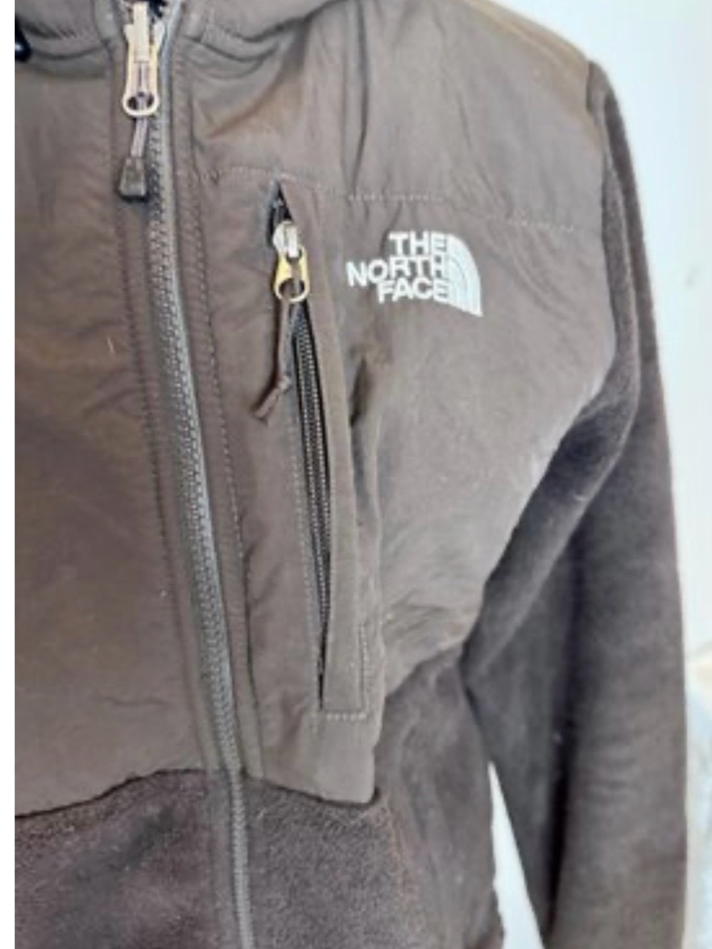 The North Face Women’s small Black Fleece & Nylon Hybrid Jacket